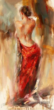 Belle fille Dancer AR 01 Impressionist Peinture à l'huile
